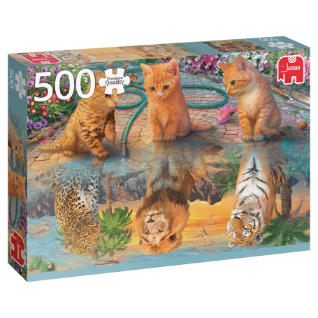 Puzzle Jumbo sonho de gato de 500 peças Jumbo - 1