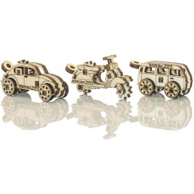 Widgets de veículos vintage - Wooden City Wooden City - 1