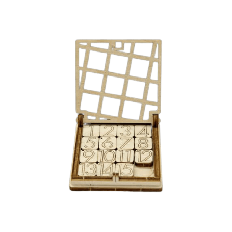 Tiny Board Game 15-Puzzle - Wooden City Wooden City - 1