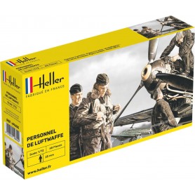 Equipe alemã da Luftwaffe - kit de modelismo militar - Heller Heller - 1