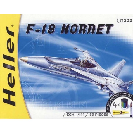 F-18 Hornet - Kit De Modelismo Aviões - Heller Heller - 1