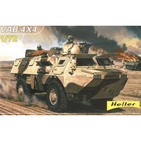 Tropas de transporte VAB 4x4 - kit de modelismo tanques - Heller Heller - 1