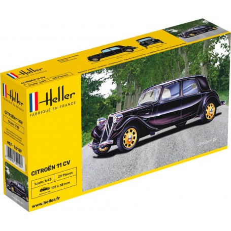Citroen 11 cv - kit de modelismo carros - Heller Heller - 1