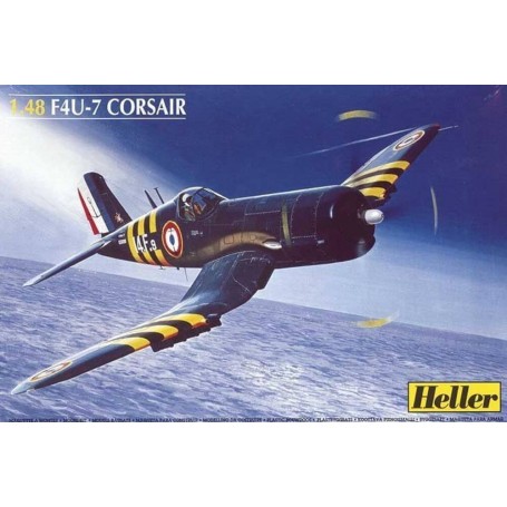 F4U-7 Corsair - kit de modelismo aviões - Heller Heller - 1