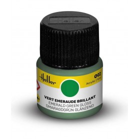 Tinta acrílica verde esmeralda brilhante 002 Heller - 1