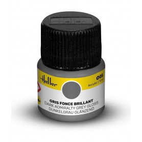 Brilho de tinta acrílica cinza escuro 005 Heller - 1