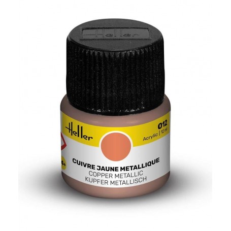 Tinta acrílica de cobre amarelo 012 Heller - 1