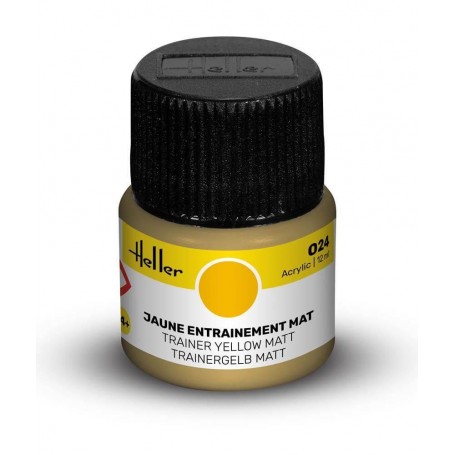Treinador de tinta acrílica Amarelo Matte 024 Heller - 1