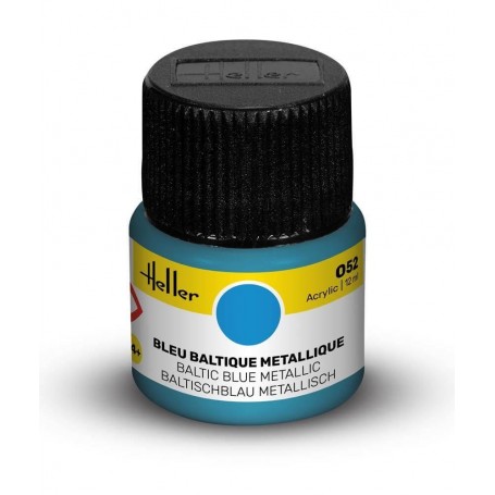Tinta acrílica azul-báltico metálico 052 Heller - 1