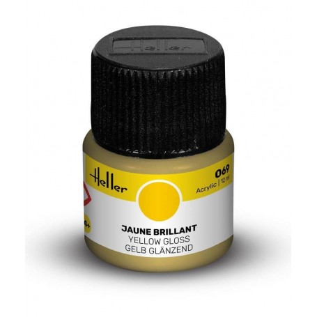 Tinta acrílica amarela brilhante 069 Heller - 1