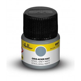 Tinta acrílica aço fosco cinza 087 Heller - 1
