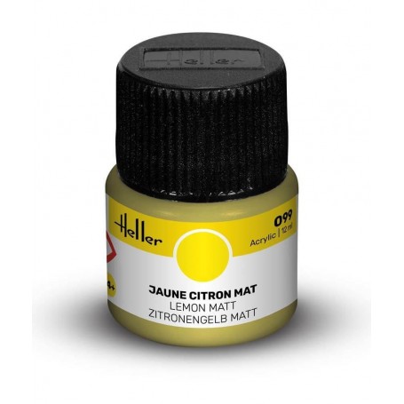 Tinta acrílica Limão Amarelo Fosque 099 Heller - 1