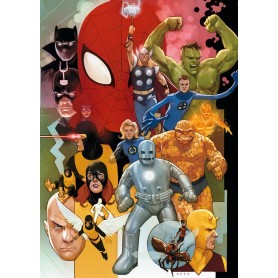 Puzzle Clementoni Marvel 80s de 1000 Peças Clementoni - 1