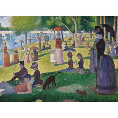 Puzzle Clementoni tarde de domingo na Ilha do Grande Jatte 1000 Peças Clementoni - 1