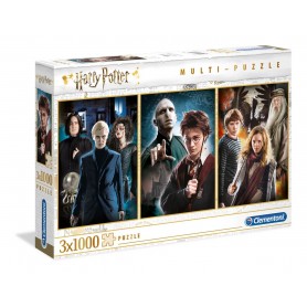 Puzzle Clementoni Harry Potter 3 x 1000 Peças Clementoni - 1