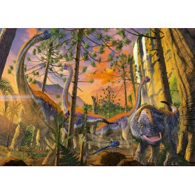 Puzzle Educa dinossauros curiosos de 500 peças Puzzles Educa - 2
