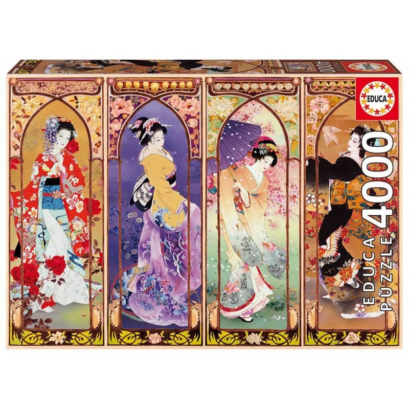 Japonês ukiyo-e cartaz quebra-cabeça japão jogo descompactado 300/500/1000  peças quebra-cabeças para crianças presente educacional decoração de casa -  AliExpress