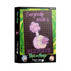 Puzzle Sdgames Plumbus Rick e Morty 1000 Peças SD Games - 1