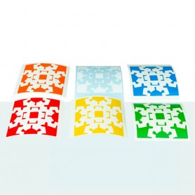 Gear Cube 3x3 de adesivos Kubekings - 1