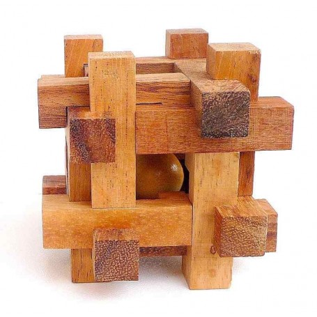 Gaiola - Quebra-cabeças Em Madeira Logica Giochi - 1