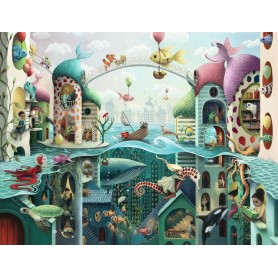 Puzzle Ravensburger se peixe pudesse andar 2000 peças Ravensburger - 1