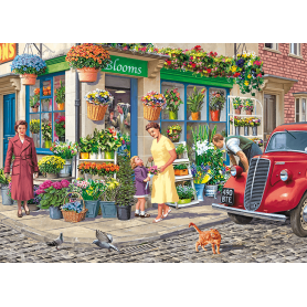 Puzzle Falcon A Floristry de 1000 Peças Jumbo - 1