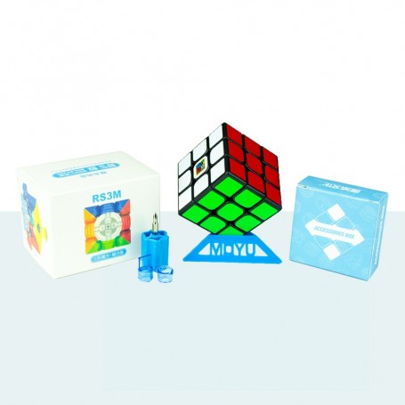 Cubo Mágico Magnético Profissional Moyu Rs3M Stickerless - Cubo