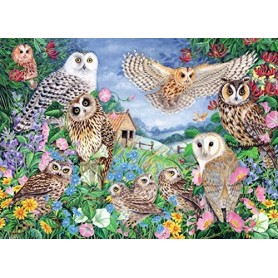 Puzzle Falcon Corujas na Floresta 1000 Peças Falcon - 1