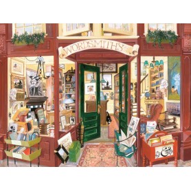 Puzzle Ravensburger Estante de livros 1500 Peças Ravensburger - 1