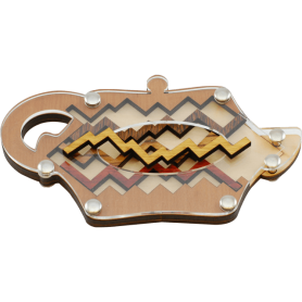 Quebra-cabeças de madeira - Aladdin's Lamp Logica Giochi - 1