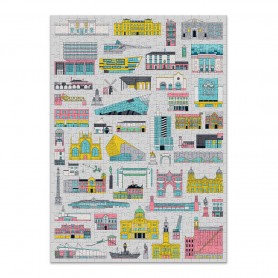 Puzzle cloudberries Buildings de 500 Peças Cloudberries - 1