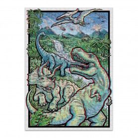 Puzzle cloudberries Dinosaurs 500 Peça Efeito 3D Cloudberries - 1