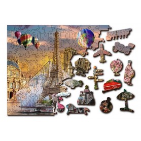 Puzzle Wooden City Primavera Em Paris Wooden City - 1