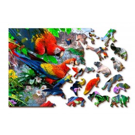 Puzzle Wooden City Ilha do Papagaio Wooden City - 1