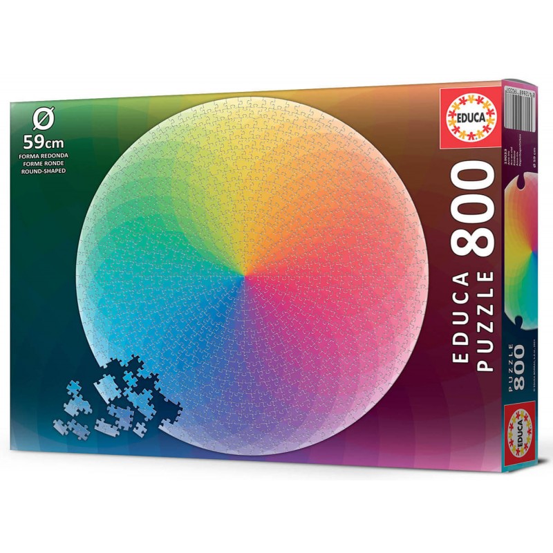 Puzzle de Peças Arco-Íris com 1000 peças 5007072, Outros