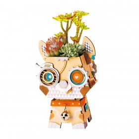 Robotime Cachorro de Pote de Flores DIY Robotime - 1