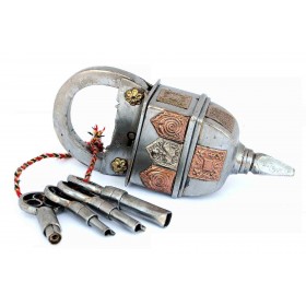 Cadeado secreto com 4 chaves Logica Giochi - 1