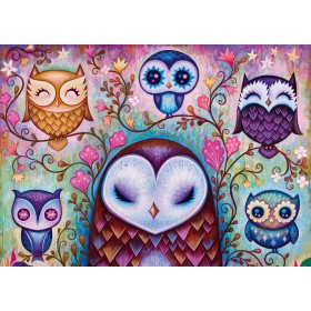Puzzle Heye Grandi gufi 1000 pezzi Heye - 1