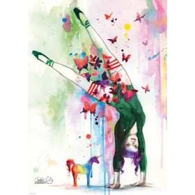 Puzzle Heye Free Colours, Mini Unicórnio de 1000 peças Heye - 1