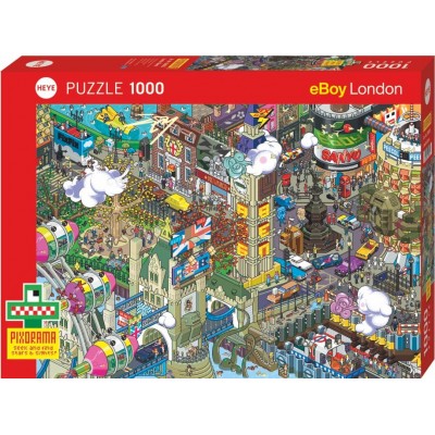 Puzzle Heye Procurar em Londres por 1000 Peças Heye - 1