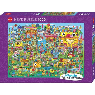 Puzzle Heye As canetas são minhas amigas de 1000 Peças Heye - 1