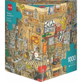 Puzzle Heye Maníaco da Música 1000 Peças Heye - 1