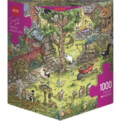 Puzzle Heye Aventuras no jardim das 1000 peças Heye - 1