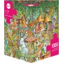 Puzzle Heye Cabanas de árvore de 1000 peças Heye - 2