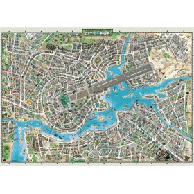 Puzzle Heye A Cidade da Pop de, 2000 Peças Heye - 1