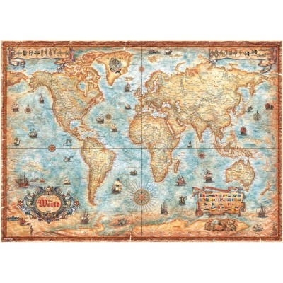 Puzzle Heye Mapa do Mundo 2000 Peças Heye - 1