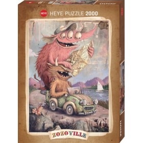 Puzzle Heye De Ruta 2000 Peças Heye - 1