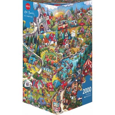 Puzzle Heye Vá acampar! de 2000 Peças Heye - 1