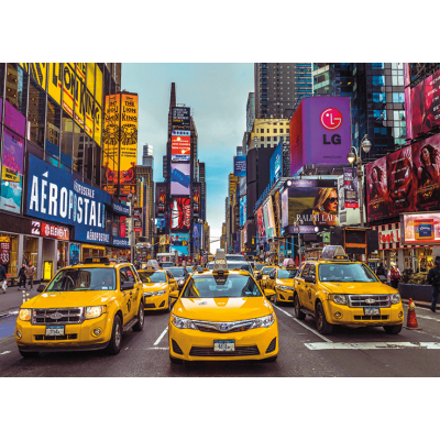 Puzzle Jumbo Táxis de Nova Iorque 1000 Peças Jumbo - 1