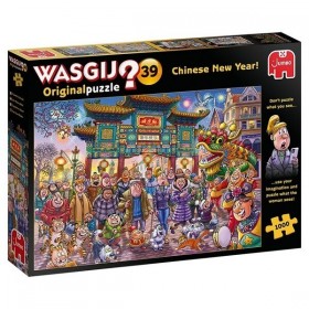 Puzzle Jumbo Wasgij Original 39 Ano Novo Chinês 1000 Peças Jumbo - 1
